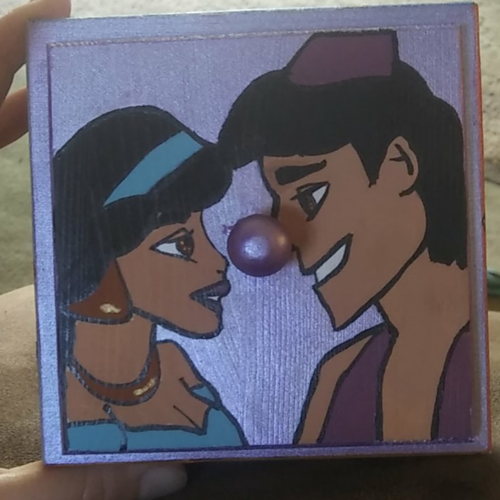 Hand painted jewelry/keepsake box